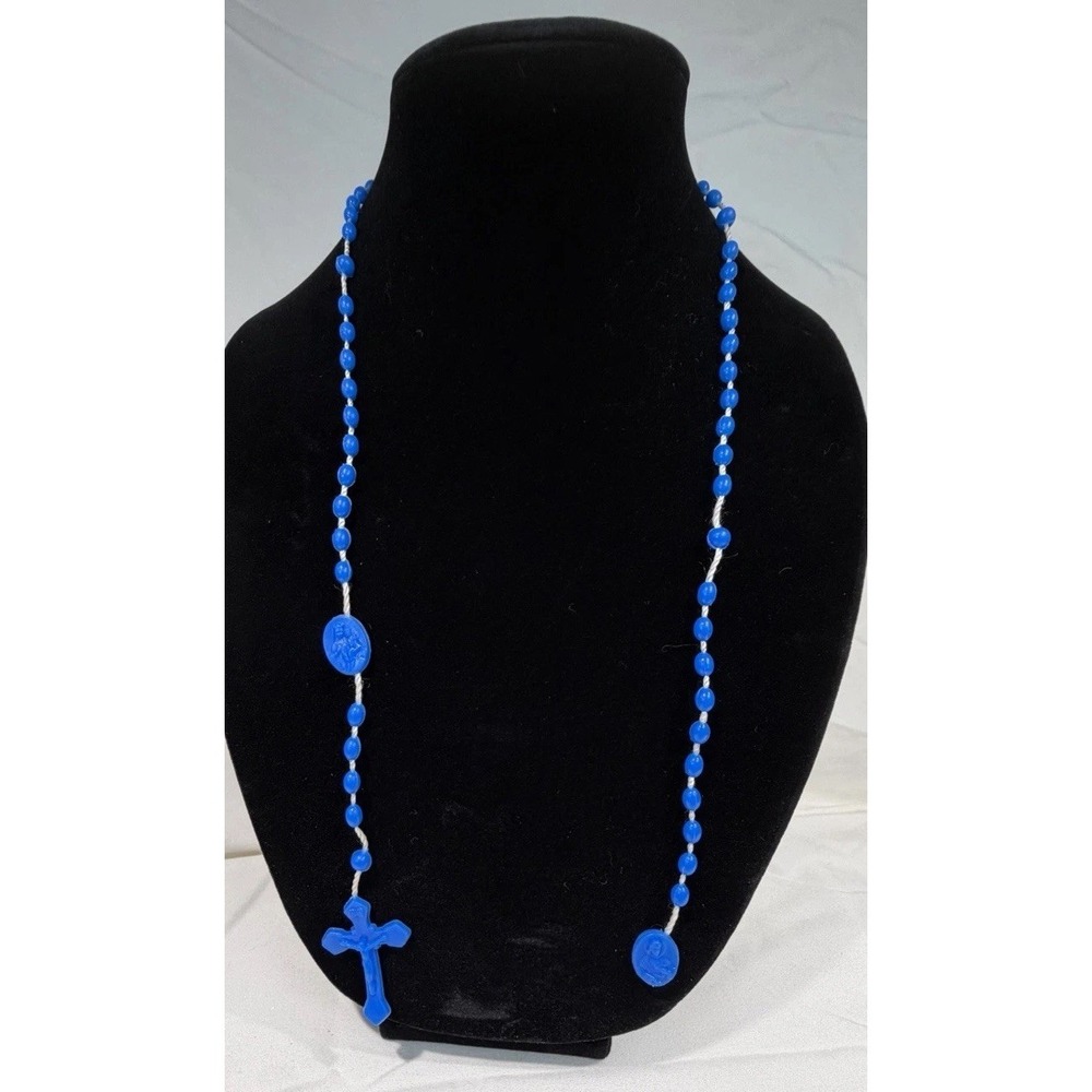 HOLY FAMILY ROSARY IN BEAUTIFUL AZURE BLUE